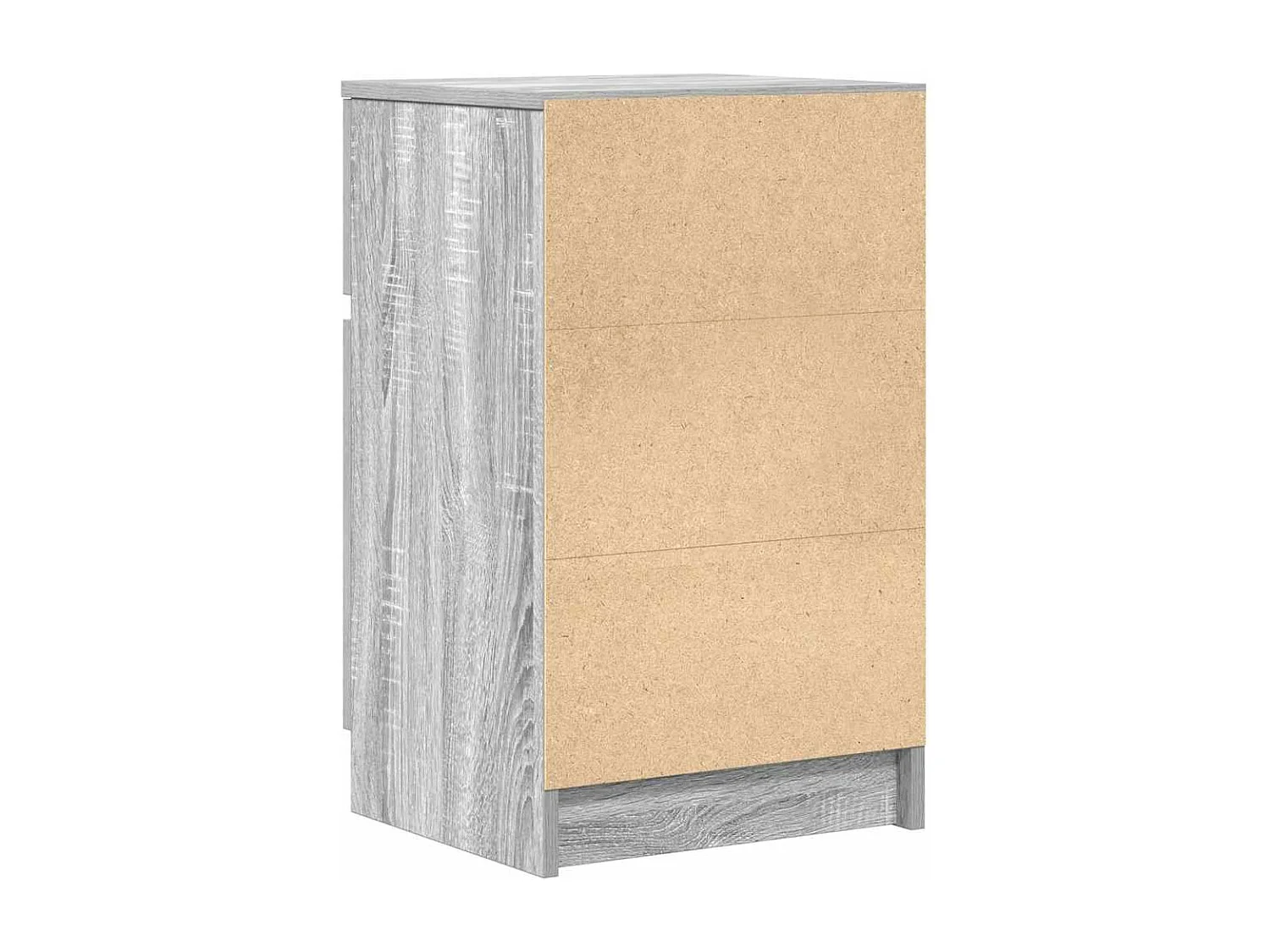 Tables de chevet 2 pcs sonoma gris 39x35x65cm bois d'ingénierie