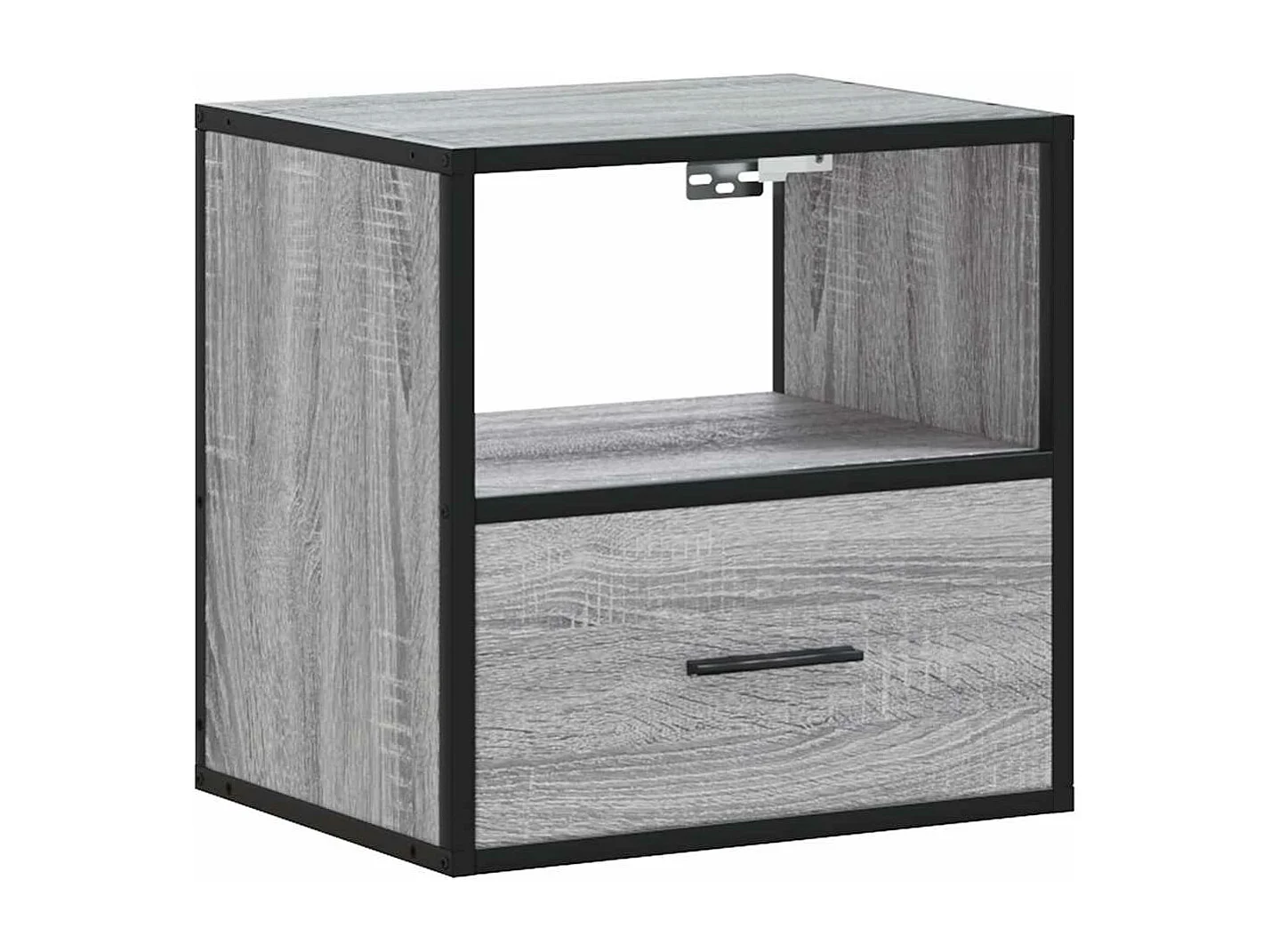 Tables de chevet murales 2 pcs sonoma gris 40x31x39,5 cm