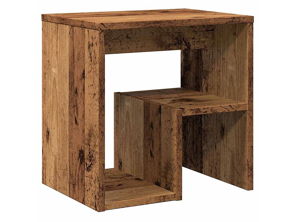 Mesa de cabeceira 40x30x40cm derivados de madeira madeira velha