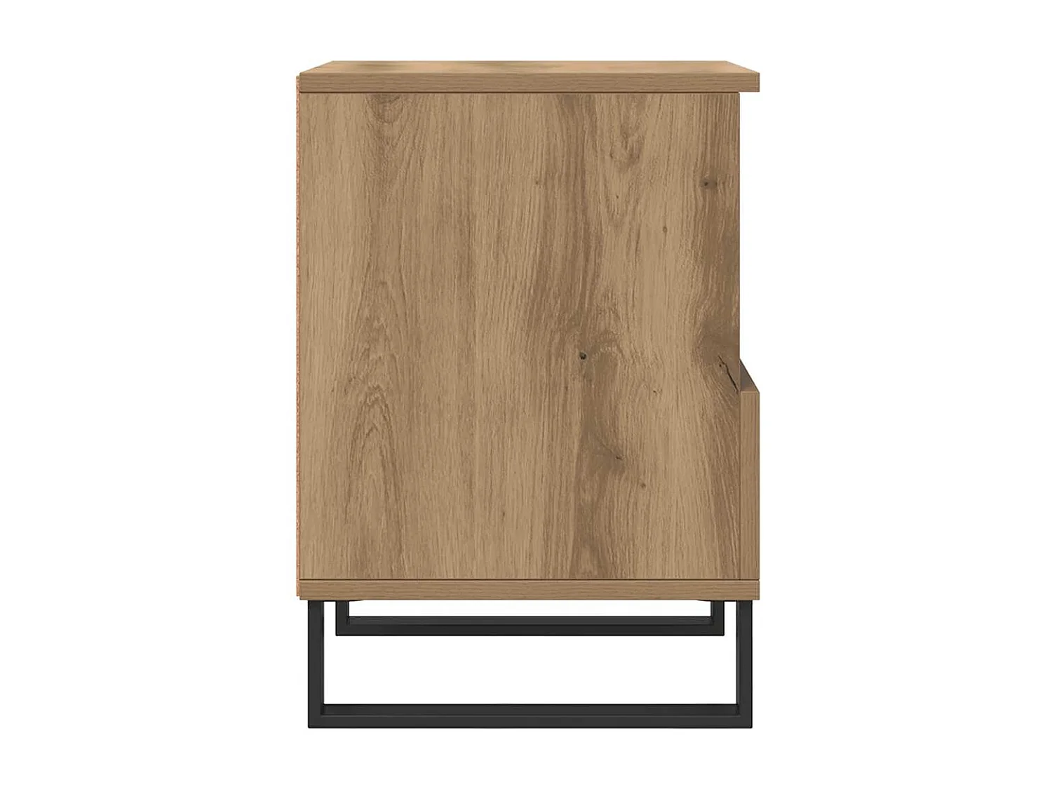 Table de chevet chêne artisanal 40x35x50 cm bois d’ingénierie