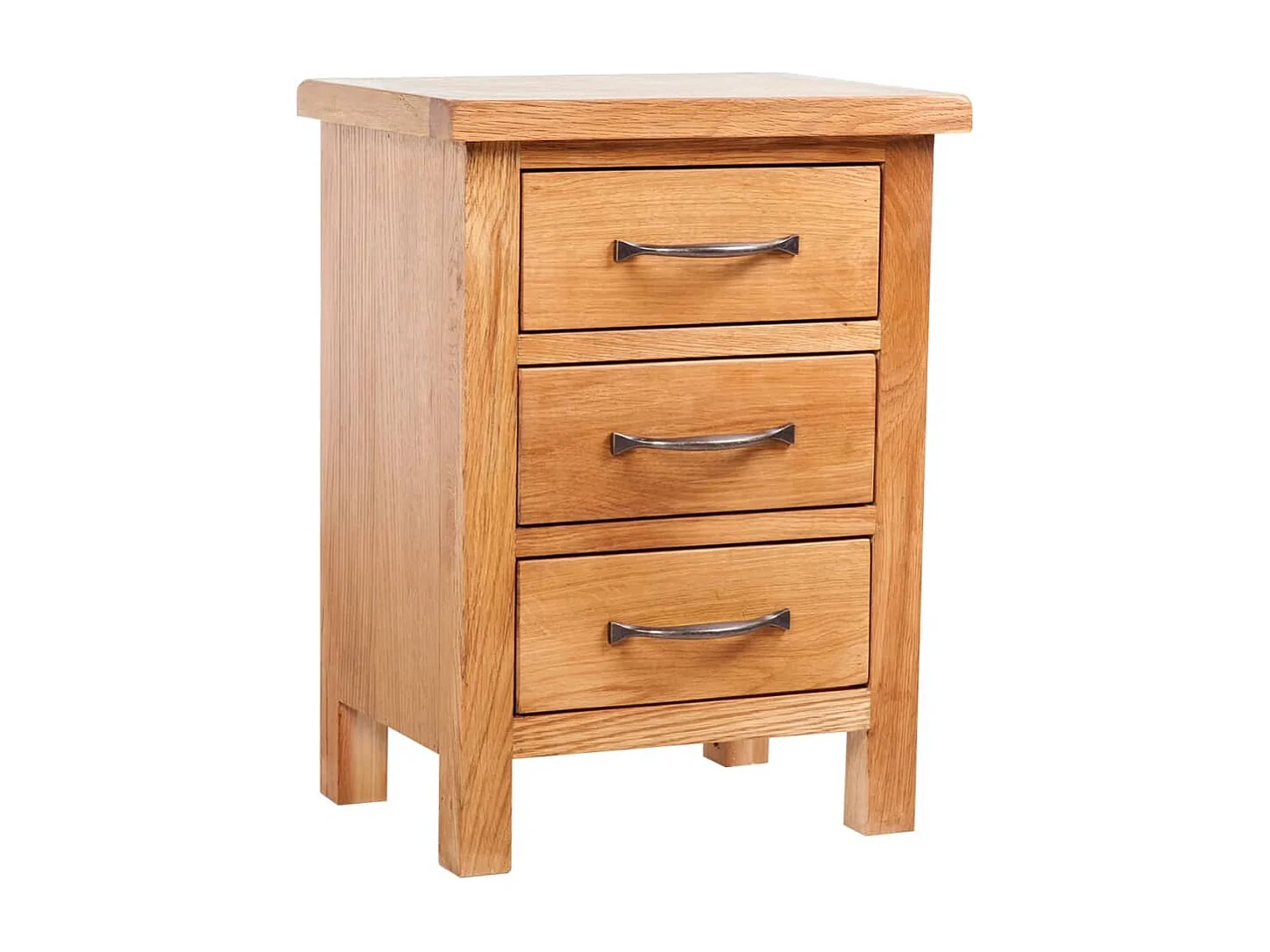 Nachttische 2 Stk. 40x30x54 cm Massivholz Eiche