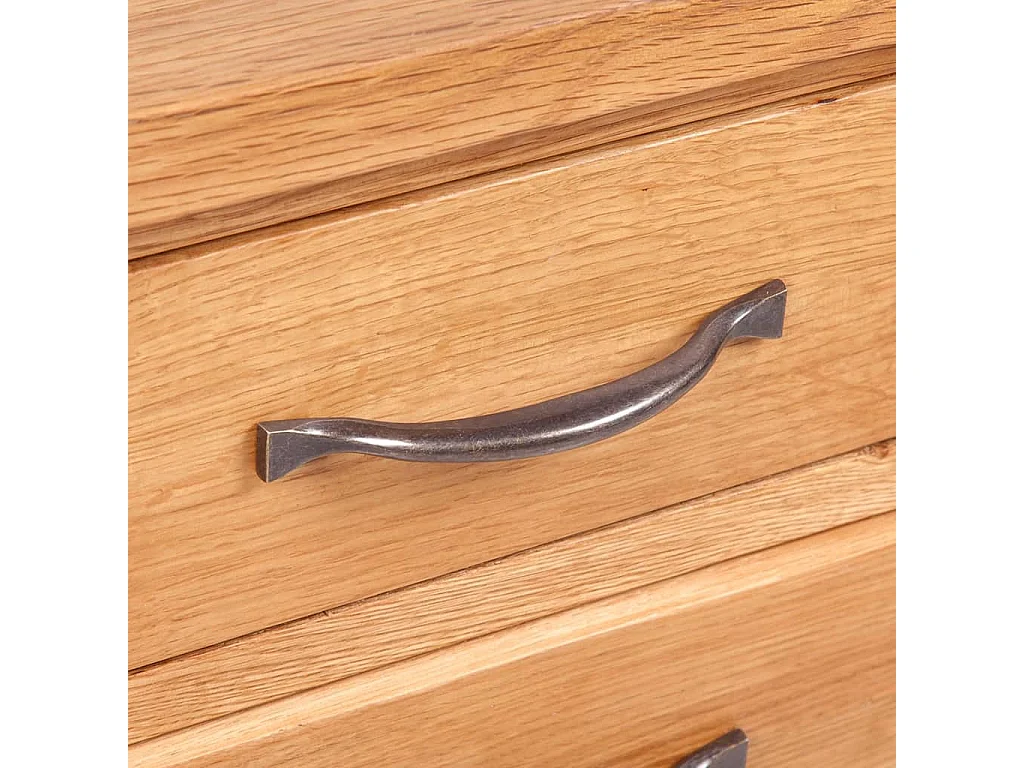 Nachttische 2 Stk. 40x30x54 cm Massivholz Eiche