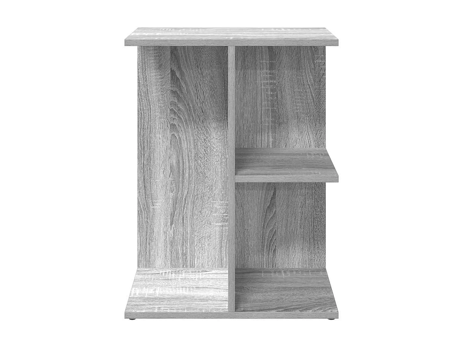 Nachtkastje 46,5x29x61 cm bewerkt hout grijs sonoma eikenkleur