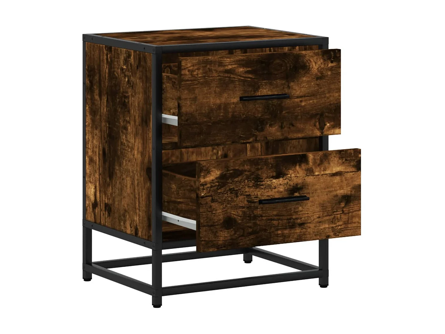 Tables de chevet 2 pcs chêne fumé 40x31x50 cm bois ingénierie