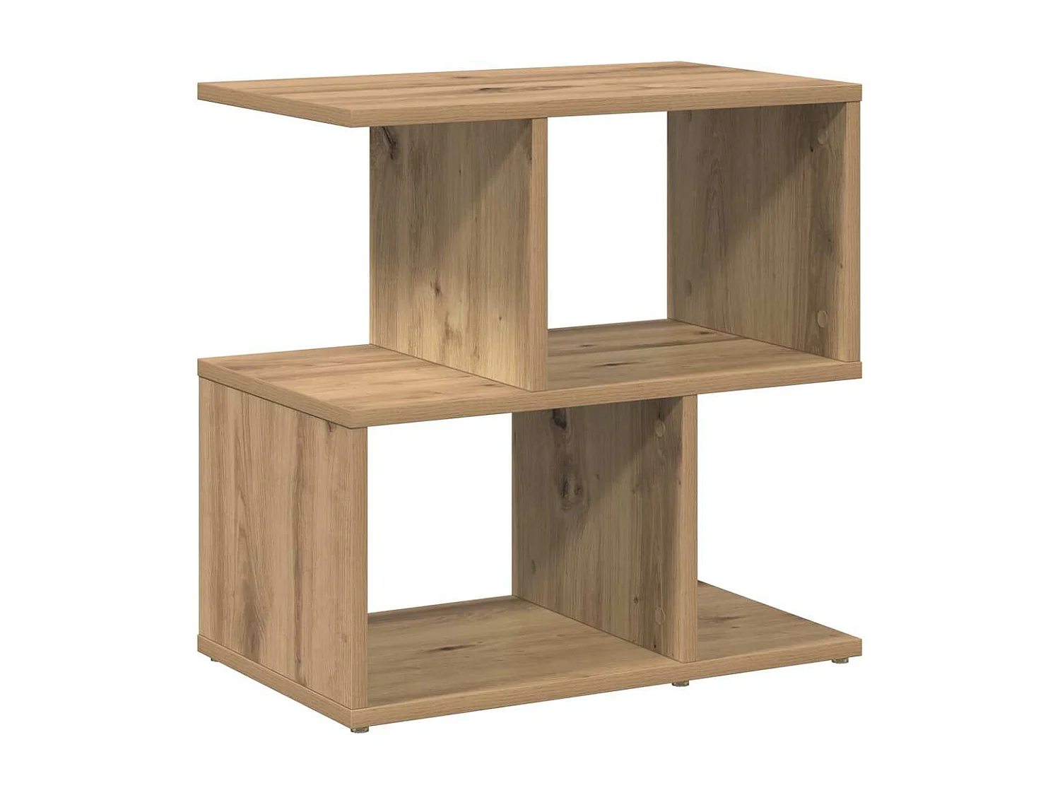 Nachttische 2 Stk. Artisan-Eiche 50x30x51,5 cm Holzwerkstoff