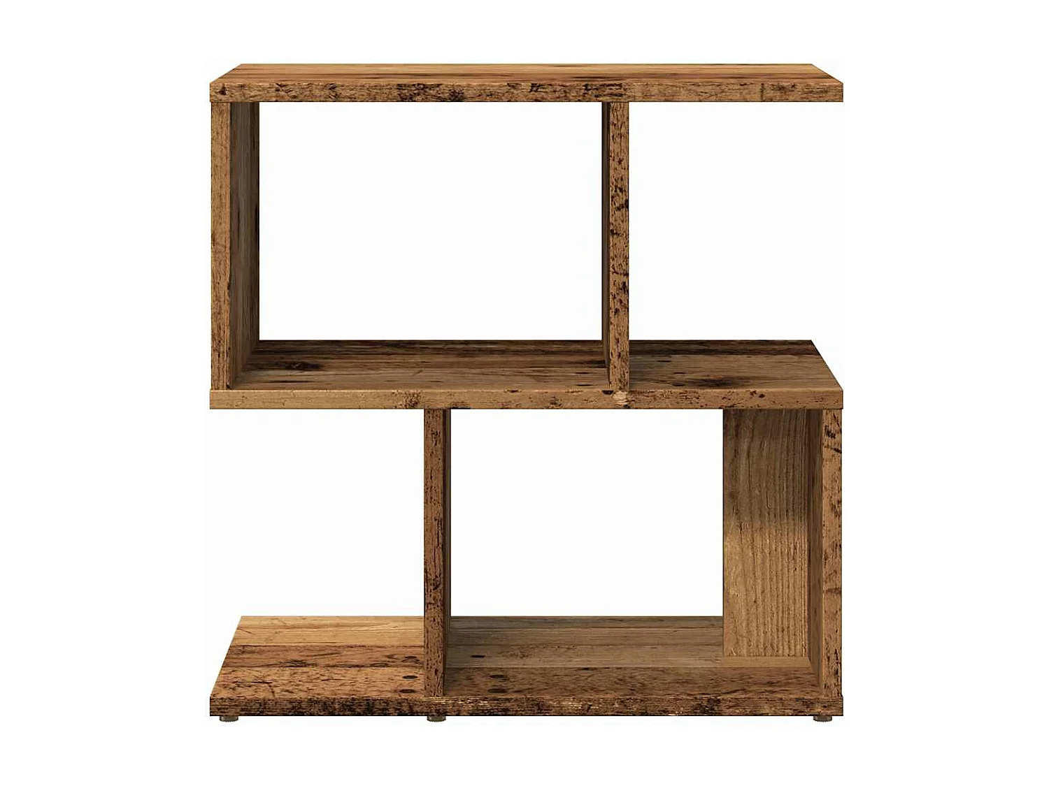 Tables de chevet 2pcs vieux bois 50x30x51,5cm bois d'ingénierie