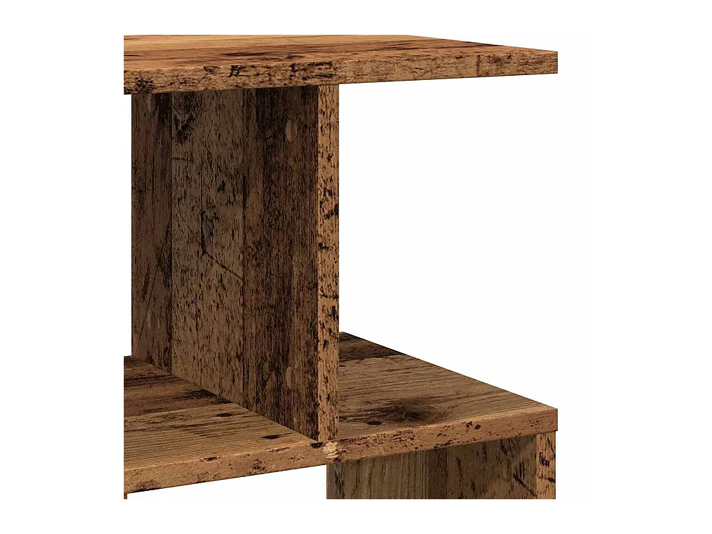 Nachtkastjes 2 st 50x30x51,5 cm bewerkt hout oud houtkleurig