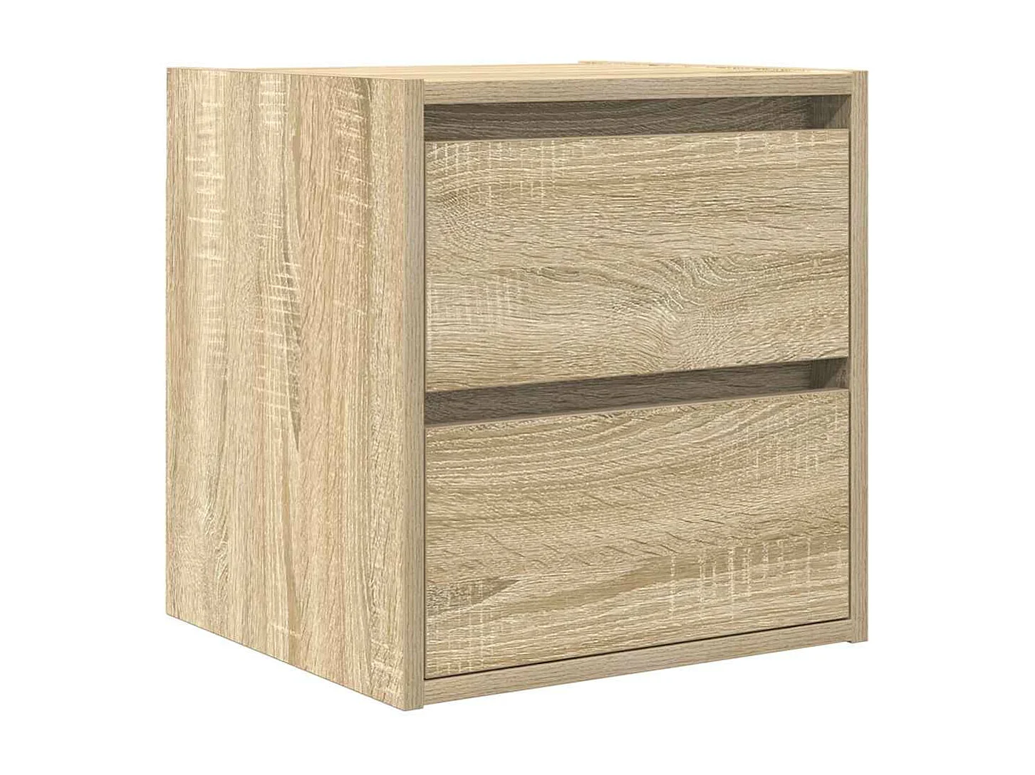 Mesilla de noche de pared roble Sonoma 38x34x40 cm