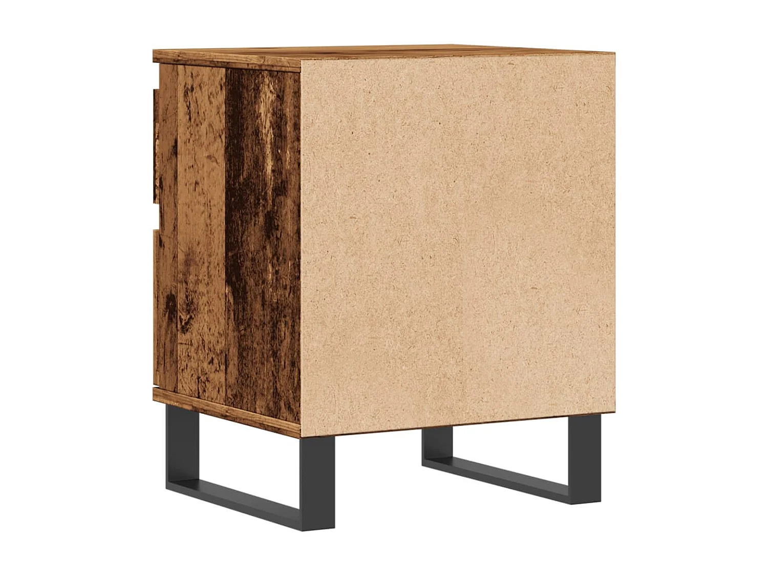 Nachttisch Altholz-Optik 40x35x50 cm Holzwerkstoff