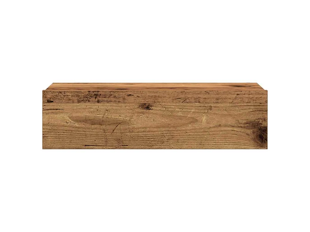 Mesa de cabeceira madeira velha 60x35 cm madeira engenharia