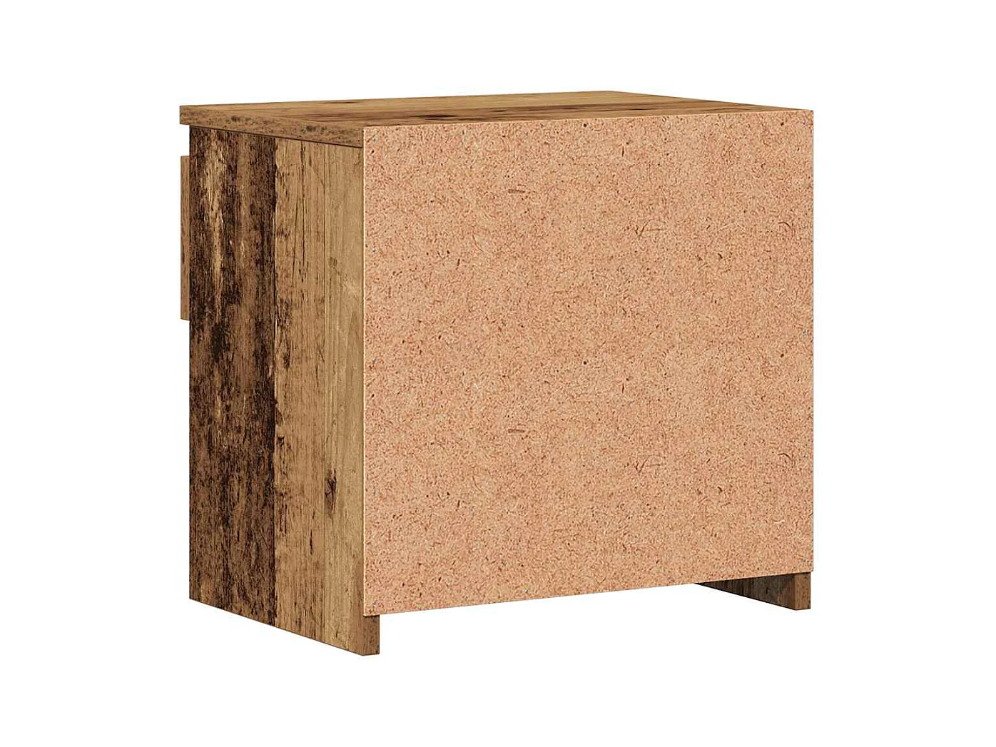 Tables de chevet 2 pcs vieux bois 40x30x39 cm bois ingénierie