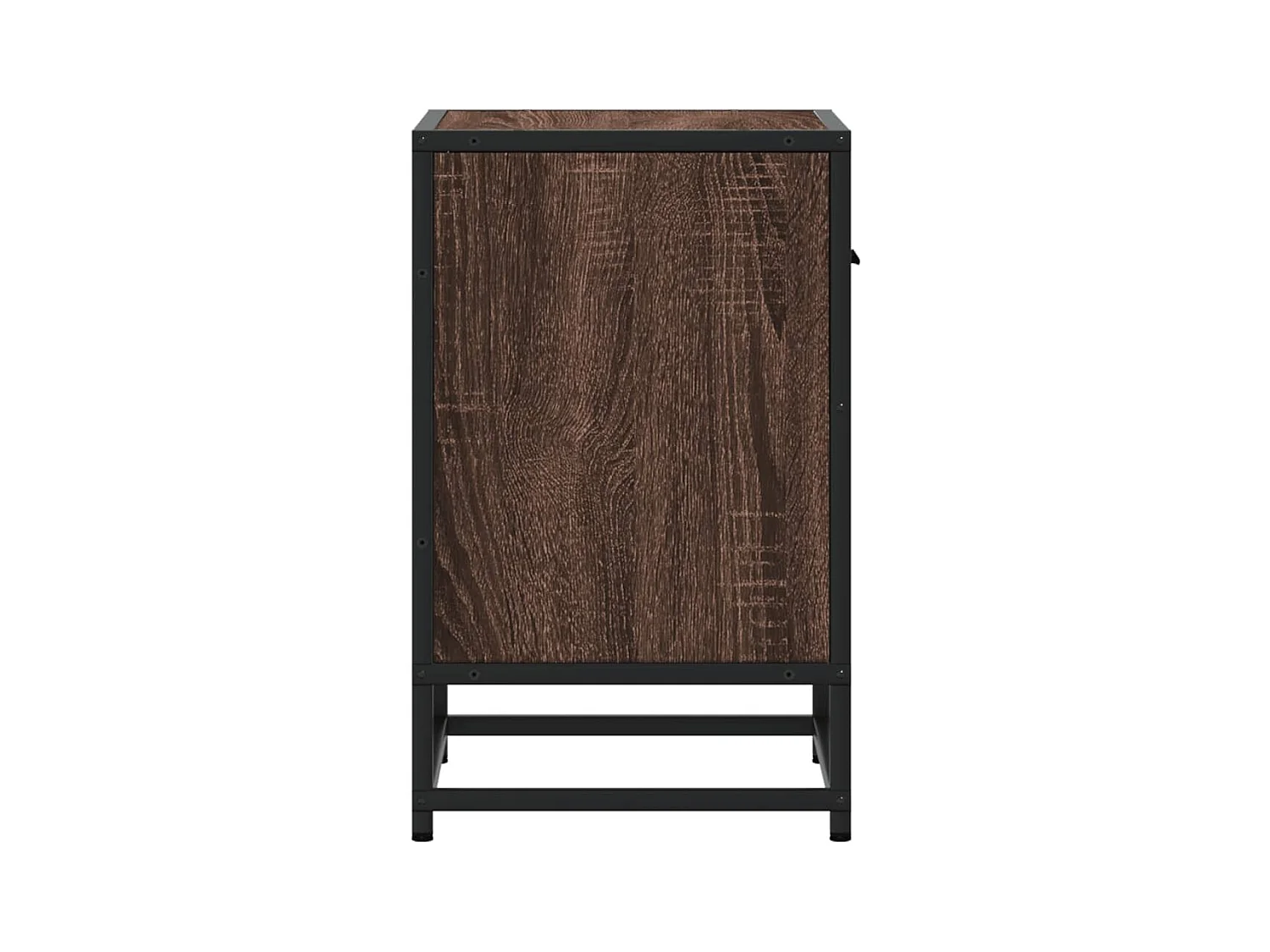 Table de chevet chêne marron 40x31x50 cm bois d'ingénierie