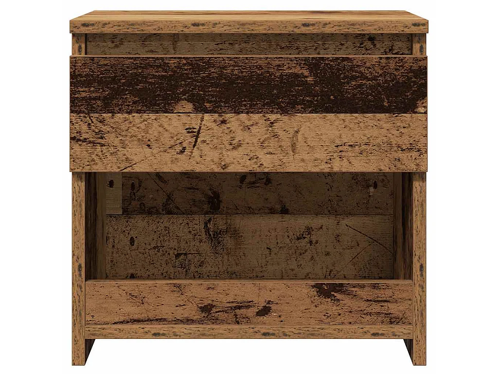 Table de chevet vieux bois 40x30x39 cm bois d'ingénierie