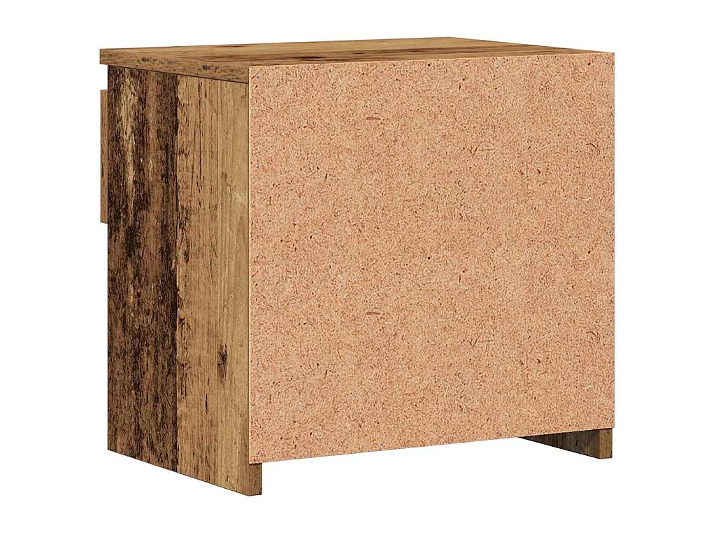 Table de chevet vieux bois 40x30x39 cm bois d'ingénierie