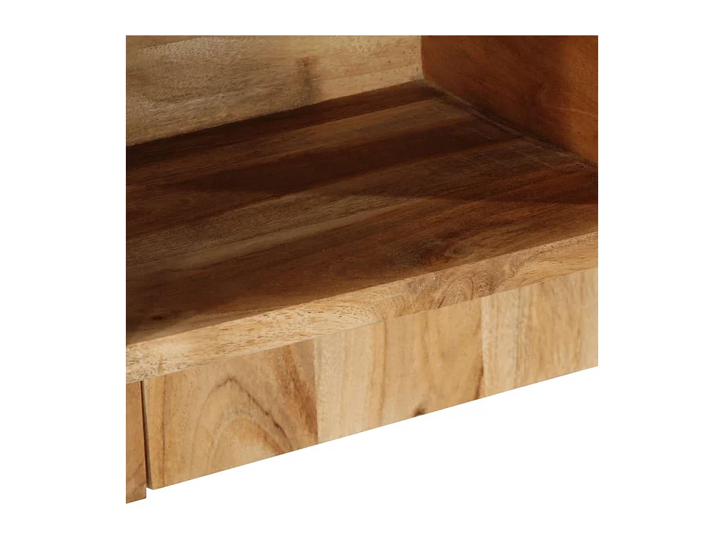 Table de chevet 50x27x50 cm bois d'acacia solide