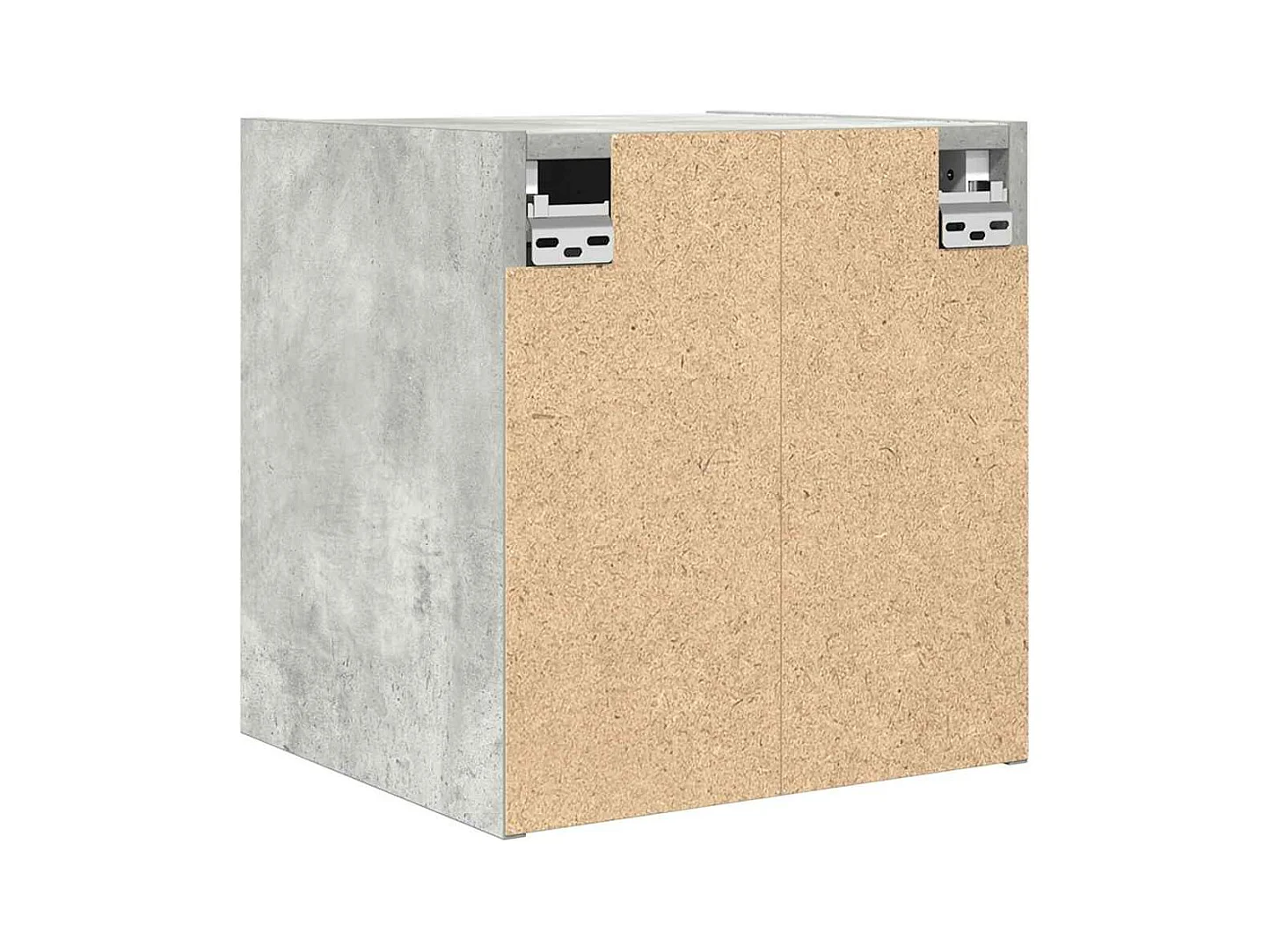 Nachtkastje wandgemonteerd 38x34x40 cm betongrijs