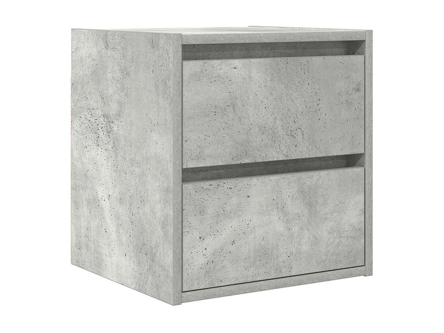 Wand-Nachttisch Betongrau 38x34x40 cm