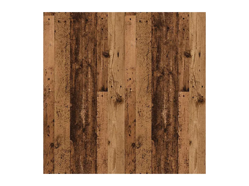 Nachtkastje 40x30x50 cm bewerkt hout oud houtkleurig