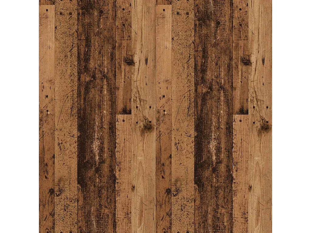 Table de chevet vieux bois 40x35x69 cm bois d’ingénierie