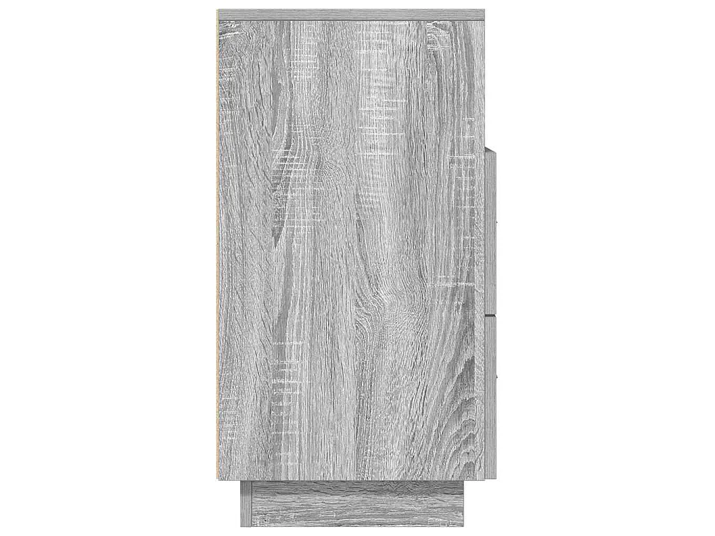 Table de chevet avec 2 tiroirs sonoma gris 36x36x68 cm
