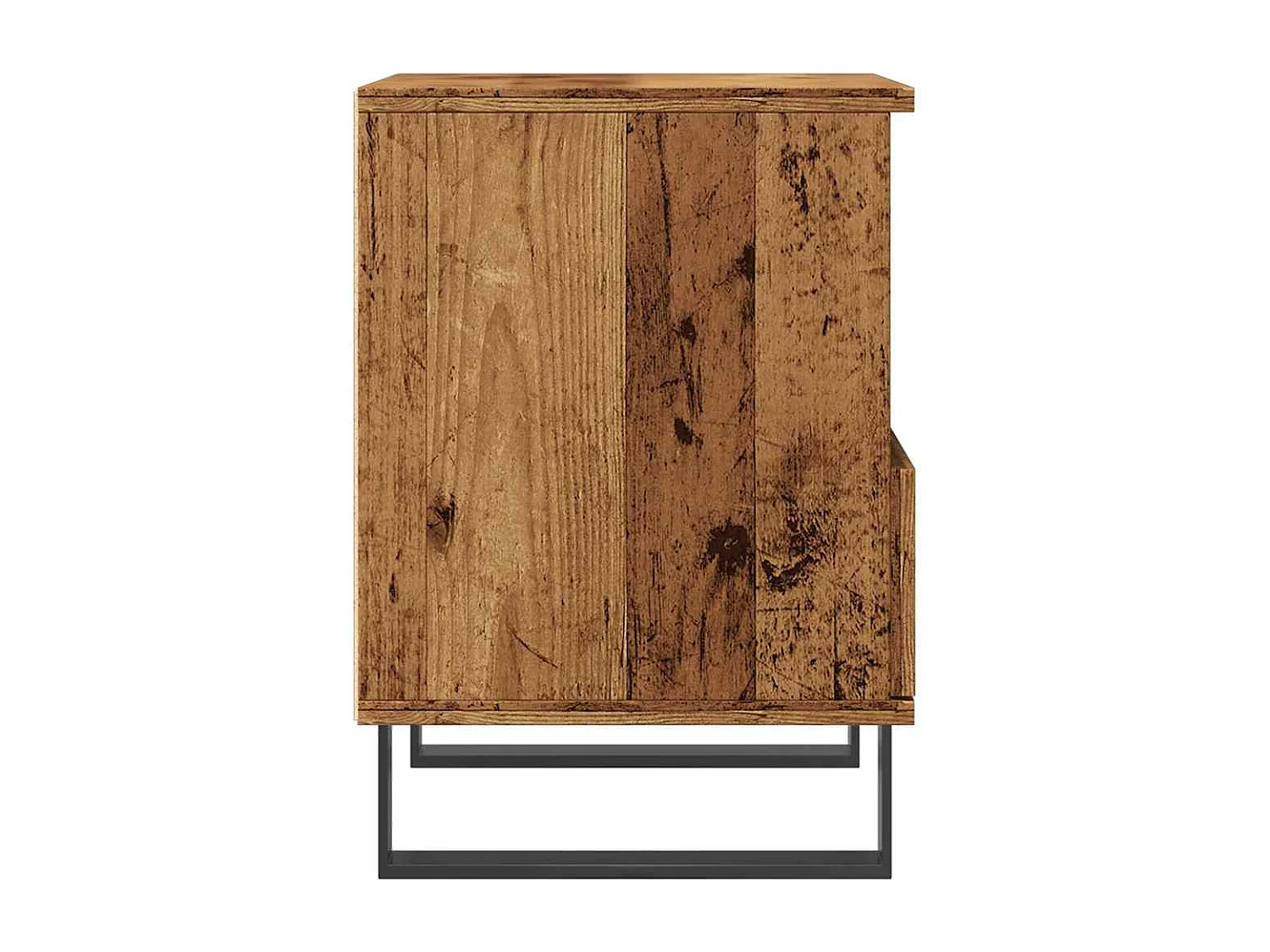 Table de chevet vieux bois 40x35x50 cm bois d’ingénierie