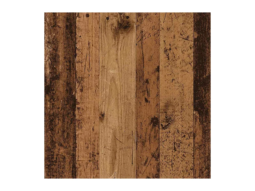 Tables de chevet 2 pcs vieux bois 40x36x65 cm bois d'ingénierie