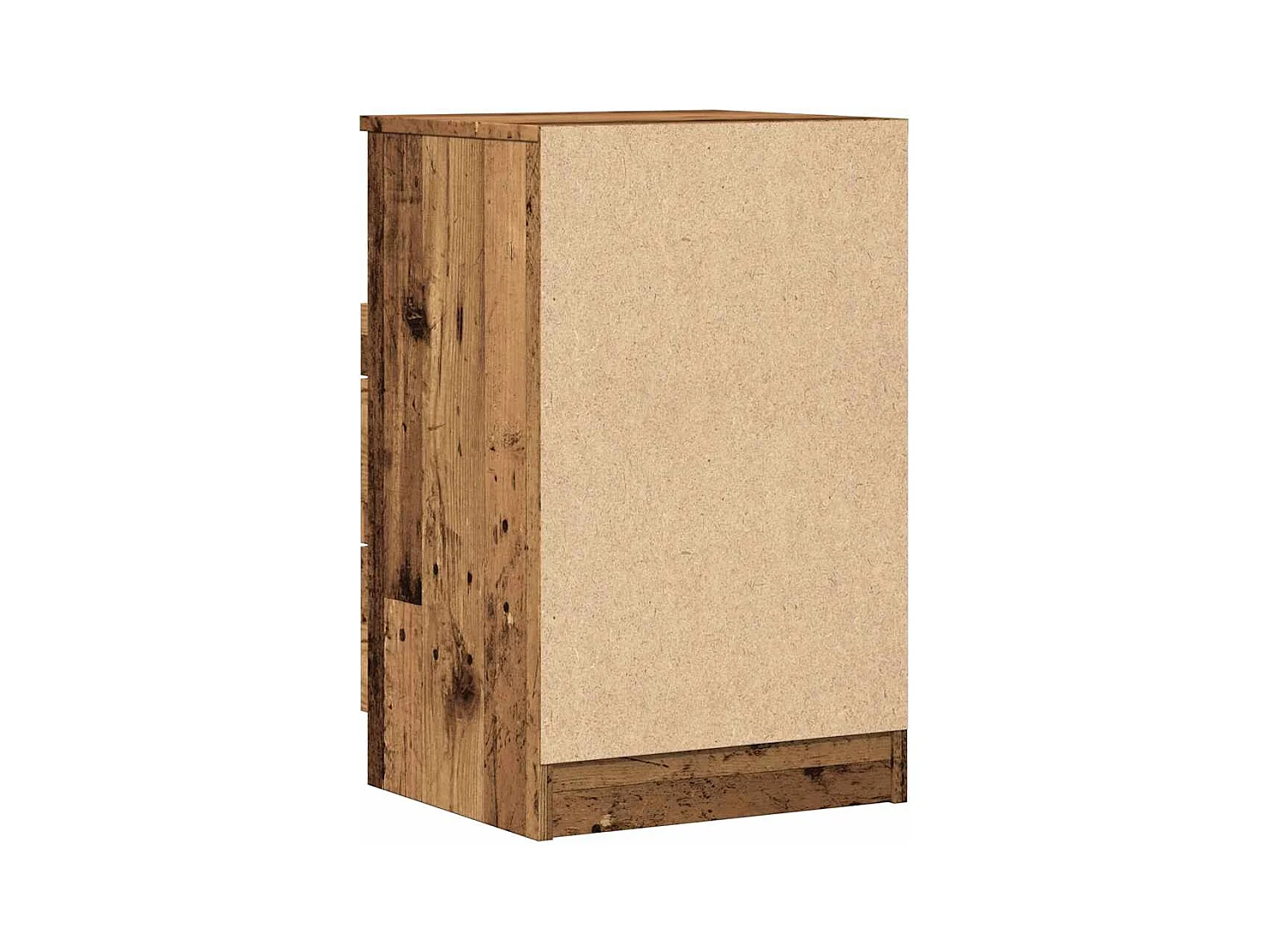 Tables de chevet 2 pcs vieux bois 40x36x65 cm bois d'ingénierie