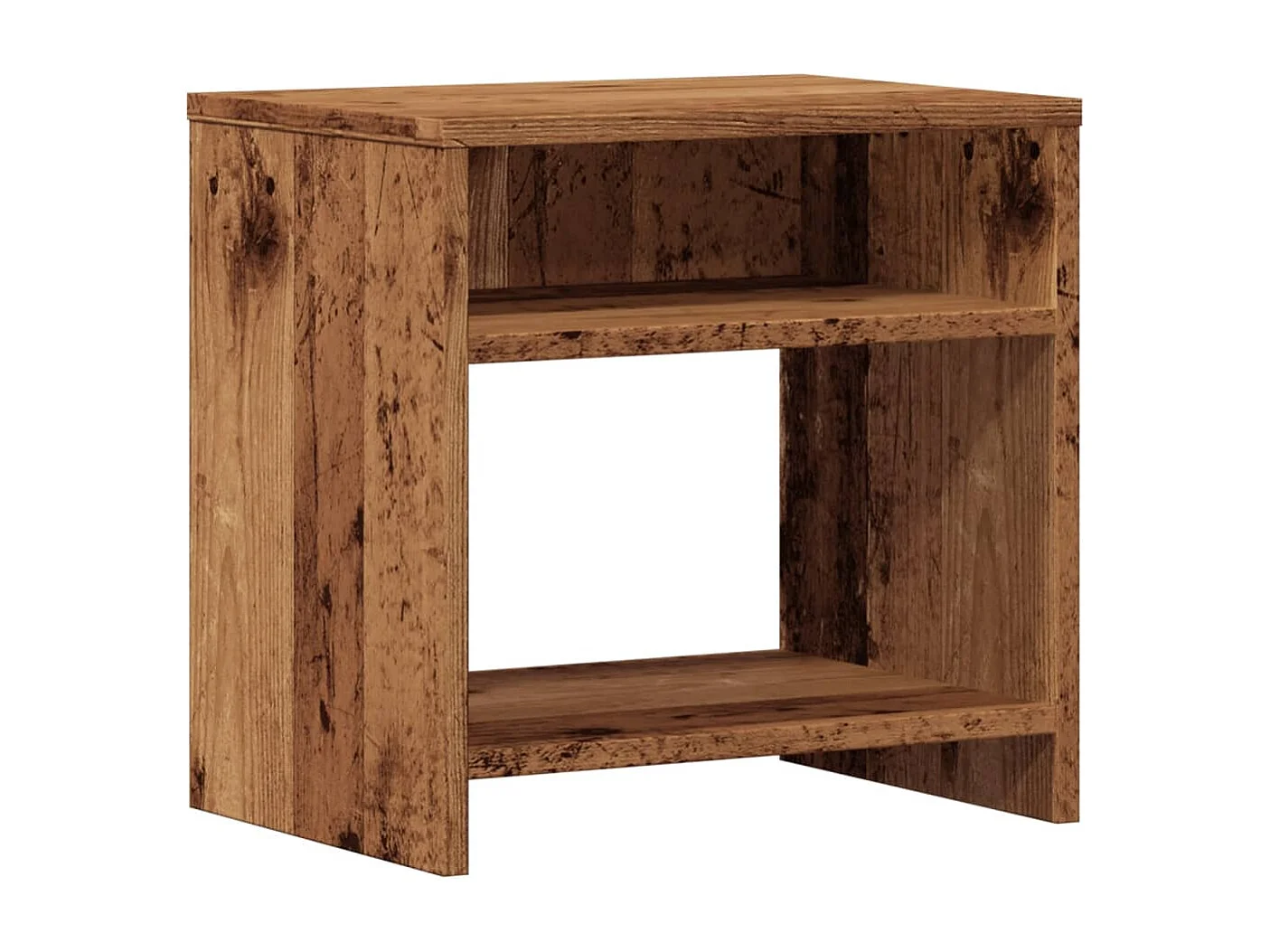 Nachttisch Altholz-Optik 40x30x40 cm Holzwerkstoff