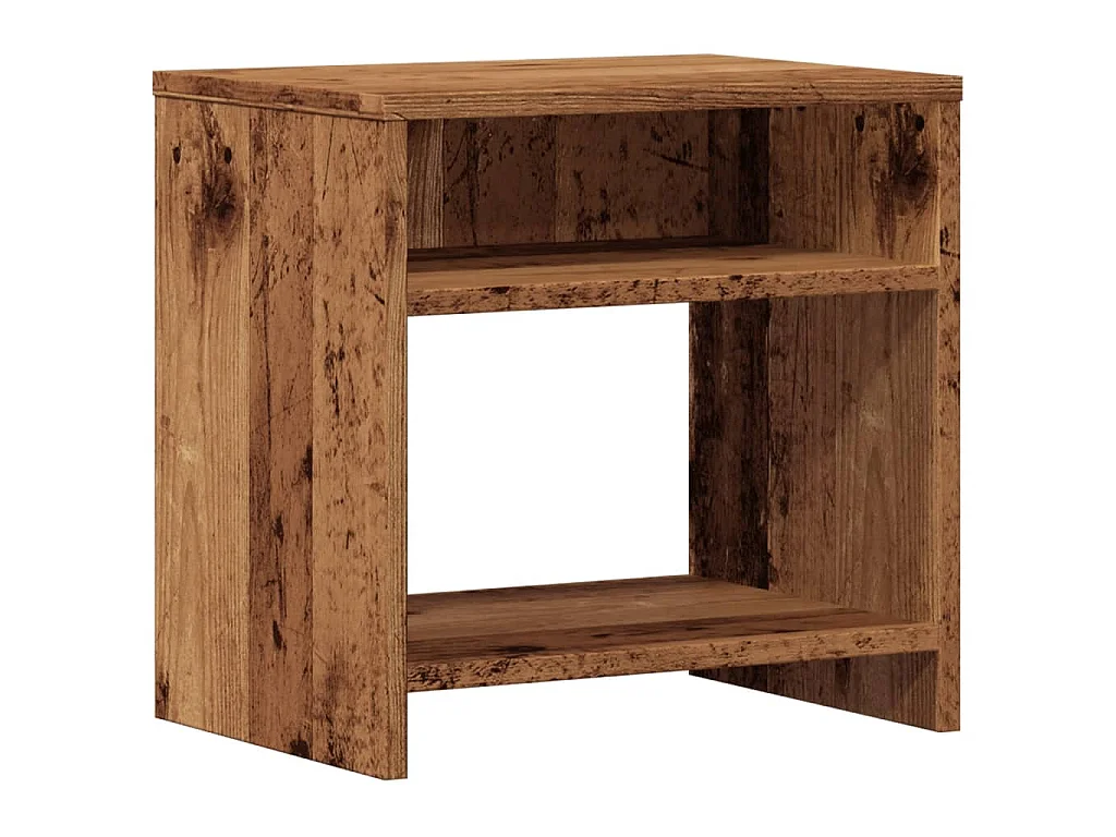 Nachttisch Altholz-Optik 40x30x40 cm Holzwerkstoff