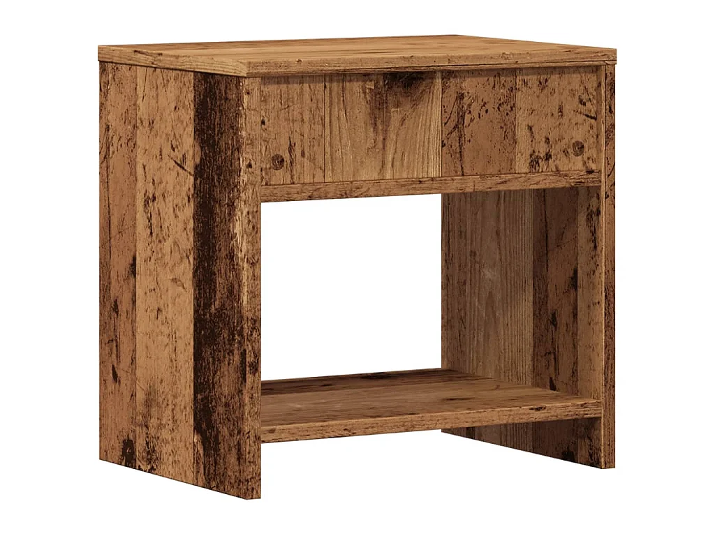 Nachttisch Altholz-Optik 40x30x40 cm Holzwerkstoff
