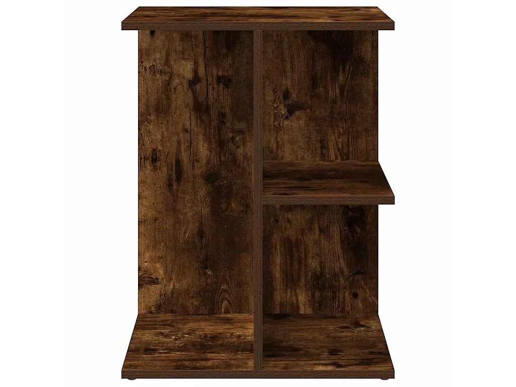 Tables de chevet 2pcs chêne fumé 46,5x29x61cm bois d’ingénierie
