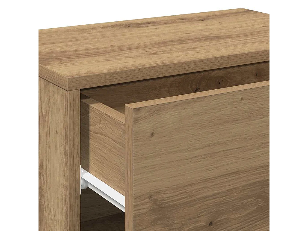 Table de chevet murale chêne artisanal