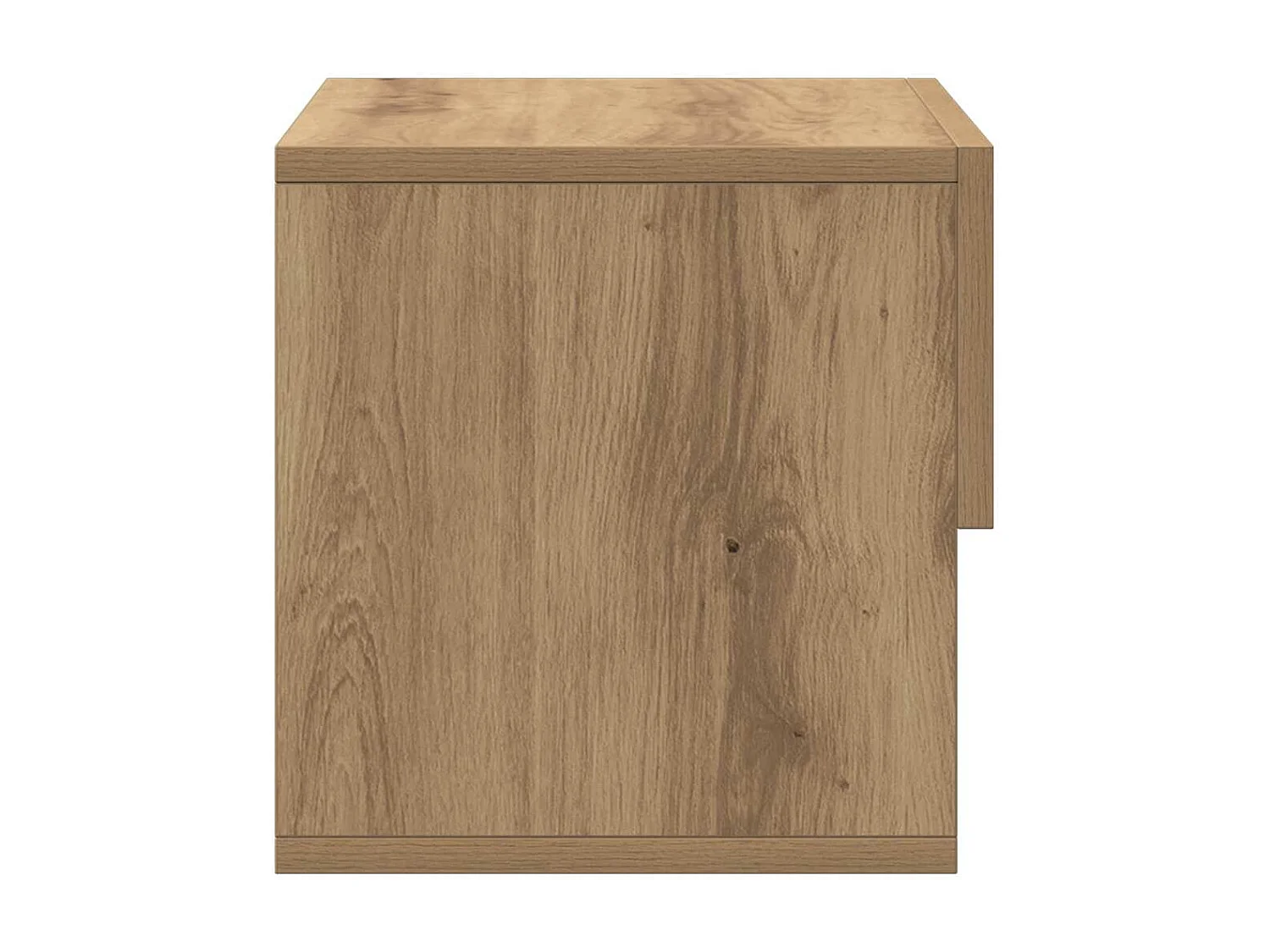 Table de chevet murale chêne artisanal