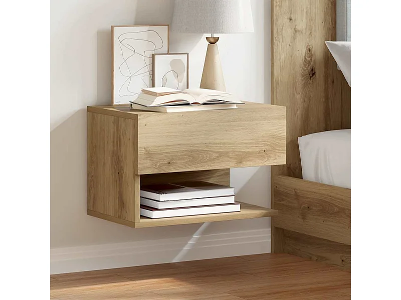 Wand-Nachttisch Artisan-Eiche