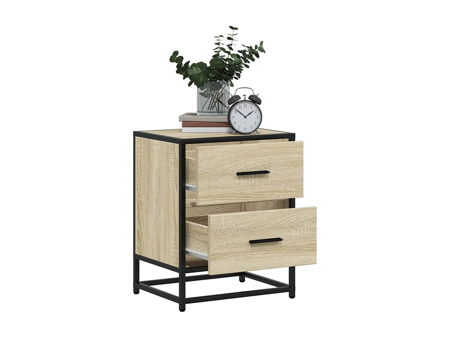 Tables de chevet 2 pcs chêne sonoma 40x31x50 cm bois ingénierie