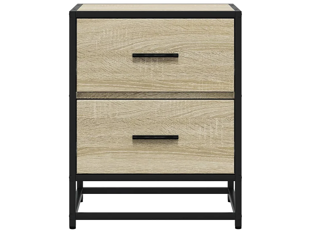 Mesas cabeceira 2 pcs 40x31x50cm deriv. madeira carvalho sonoma