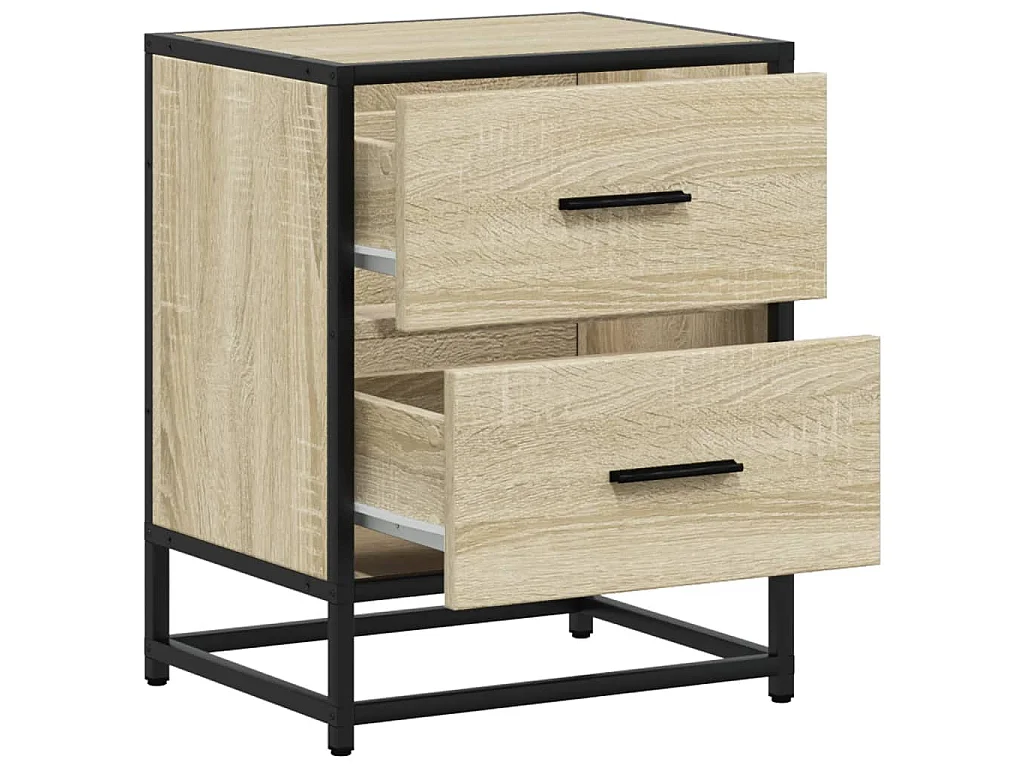 Mesas cabeceira 2 pcs 40x31x50cm deriv. madeira carvalho sonoma