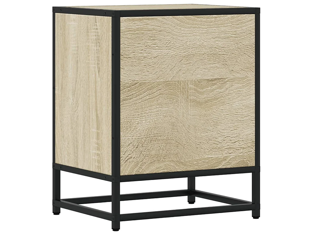 Mesas cabeceira 2 pcs 40x31x50cm deriv. madeira carvalho sonoma