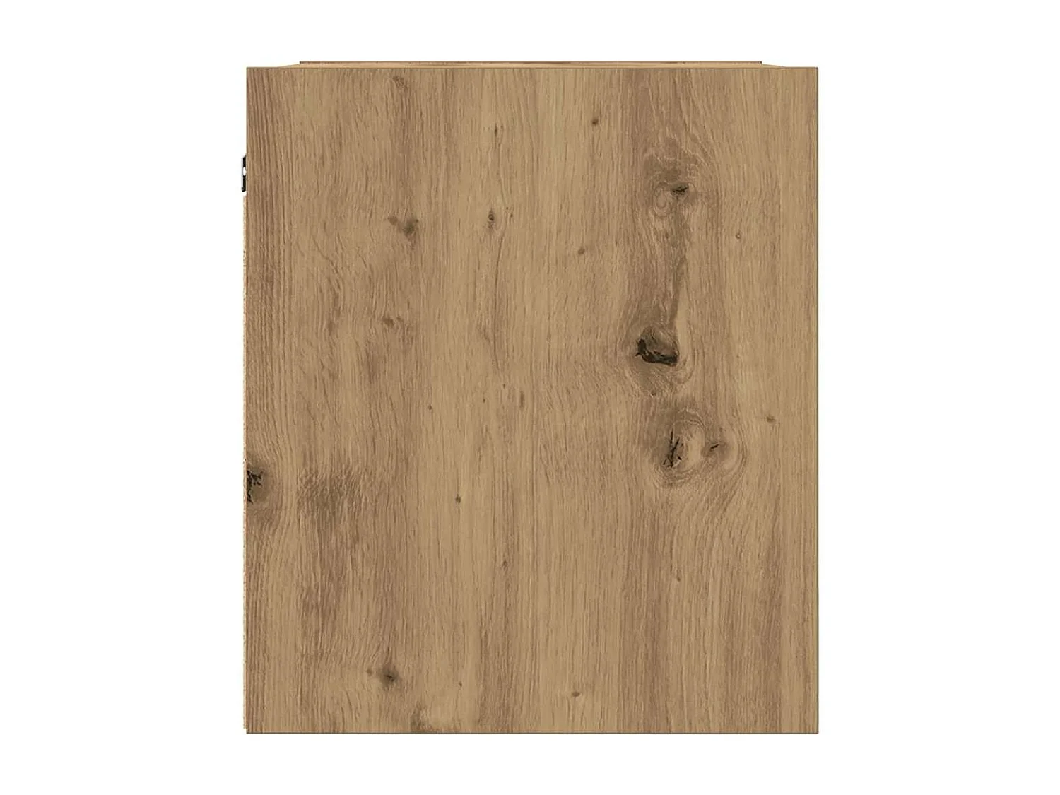 Table de chevet murale chêne artisanal 38x34x40 cm