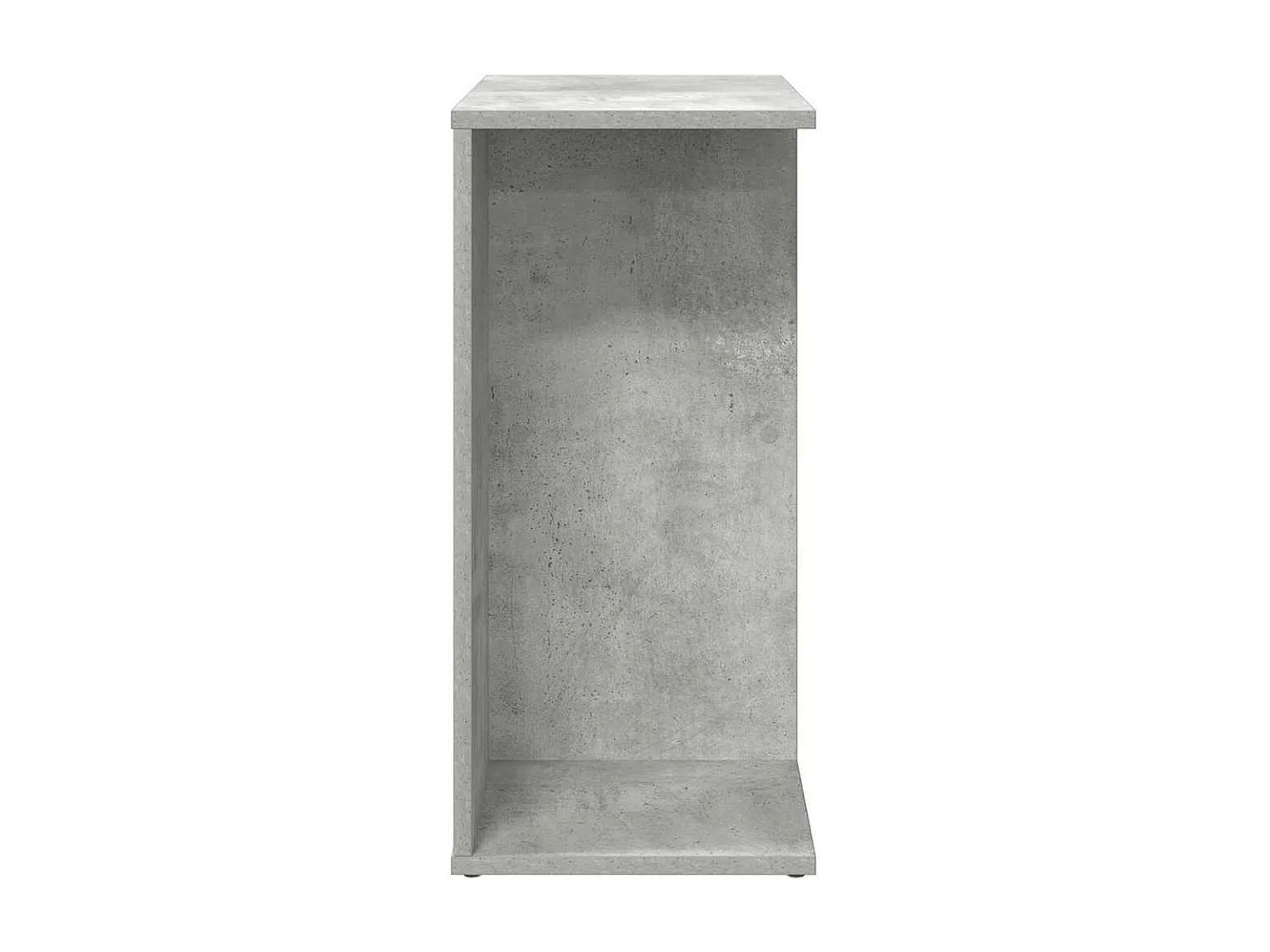 Nachtkastjes 2 st 46,5x29x61 cm bewerkt hout betongrijs