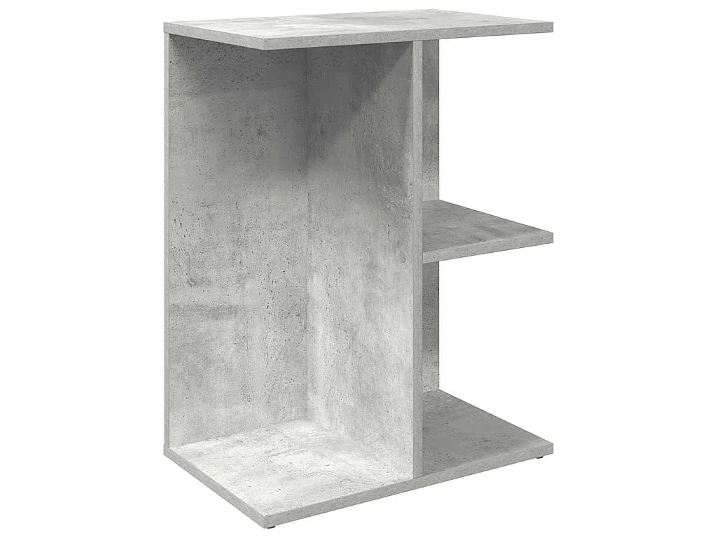 Tables de chevet 2 pcs gris béton 46,5x29x61 cm bois ingénierie