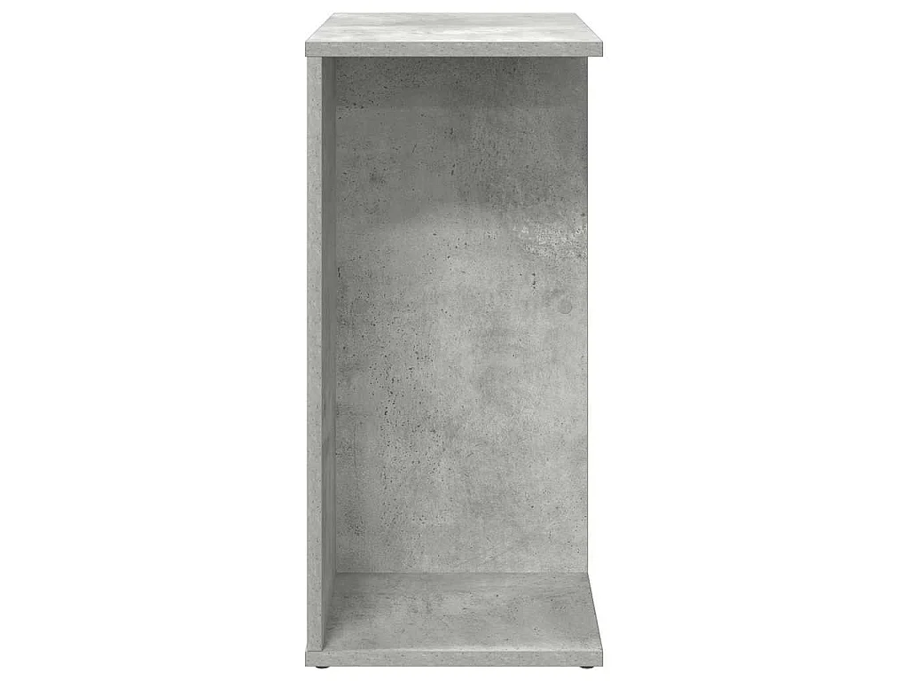 Tables de chevet 2 pcs gris béton 46,5x29x61 cm bois ingénierie