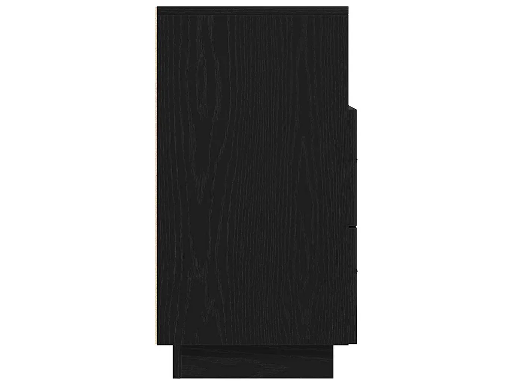 Mesas de cabeceira 2 pcs com 2 gavetas 36x36x68 cm preto