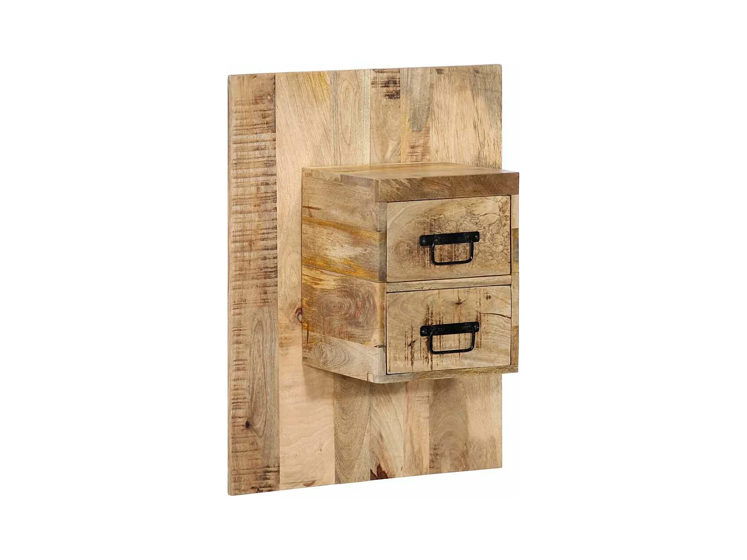 Mesa de cabeceira 60x32x80 cm madeira maciça manga áspera