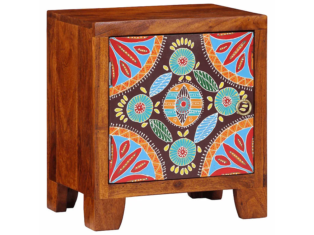 Nachtkastje 40x30x45 cm massief acaciahout