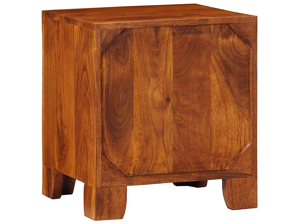 Nachtkastje 2 st 40x35x45 cm massief acaciahout
