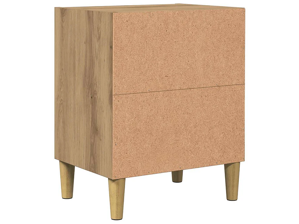 Tables de chevet 2 pcs chêne artisanal 40x30x50 cm
