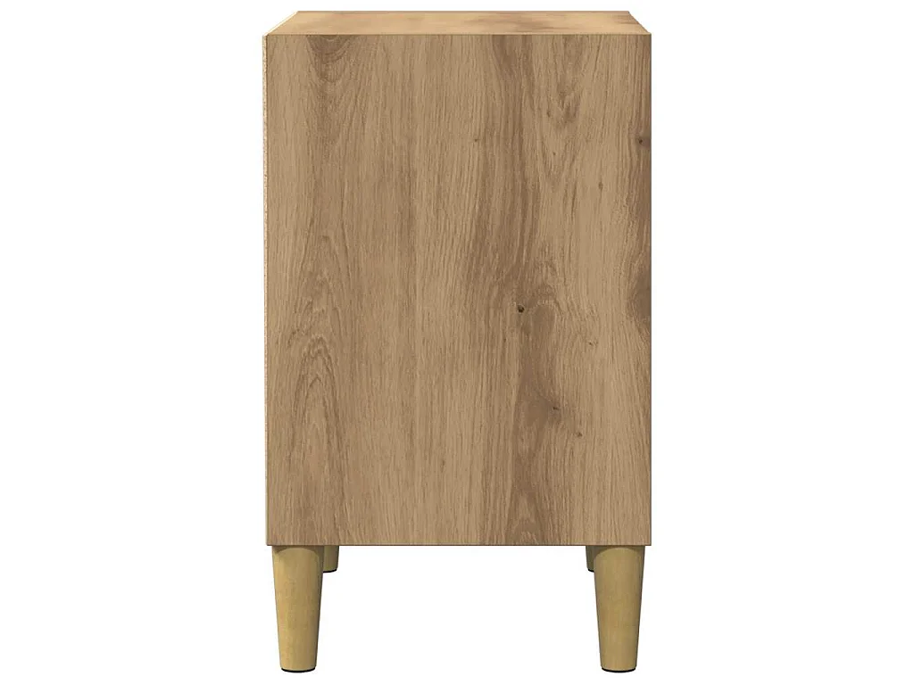 Tables de chevet 2 pcs chêne artisanal 40x30x50 cm