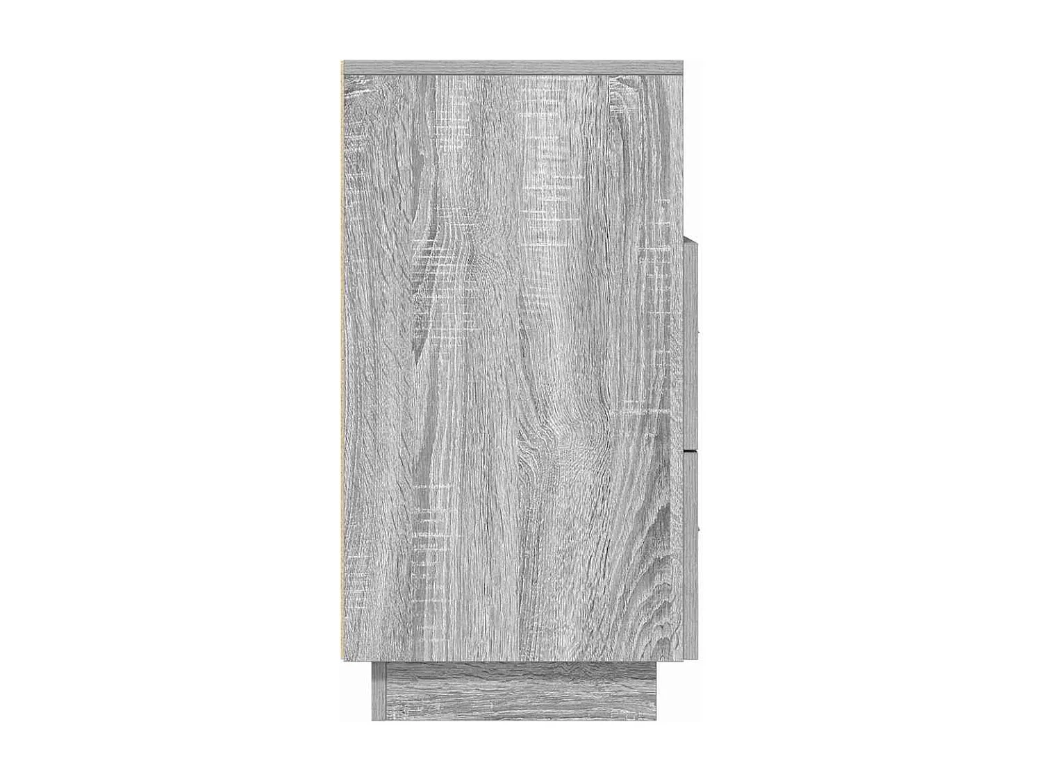 Tables de chevet 2 pcs avec 2 tiroirs sonoma gris 36x36x68 cm