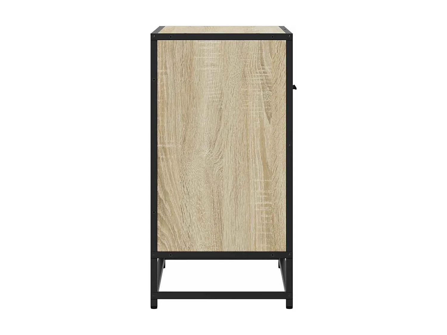 Nachttisch Sonoma-Eiche 60x31x60 cm Holzwerkstoff und Metall